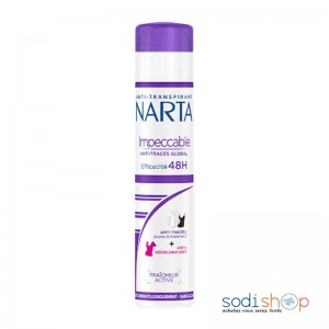 Narta - Impeccable Femme 200ml Anti-Transpirant - Anti-Traces Et Anti-Décoloration 48h-BLD00171