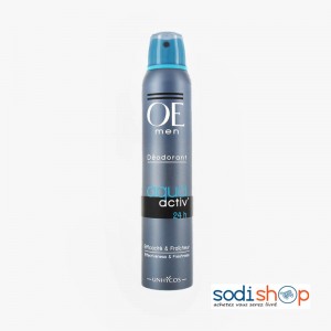 Déodorant Spray OE Men Aqua Activ’ Parfum 24h - Original & Essentiel 200ml Pour Homme BLD00171