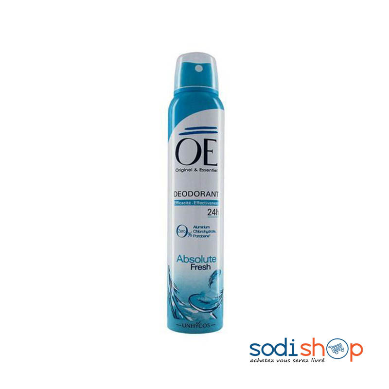 Originel & Essentiel OE Deodorant Spray – Absolute Fresh, 200 ml - BLD00171