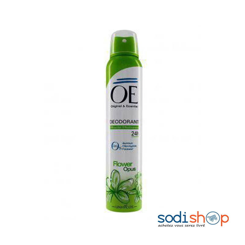 Originel et Essentiel OE Déodorant Spray Flower Opus – Fraicheur Intense 48H 150 ml - BLD00171