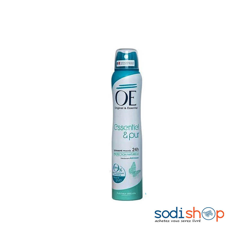 Originel & Essentiel OE - Déodorant Atomiseur - Invisible & Pur – 200ml - BLD00171