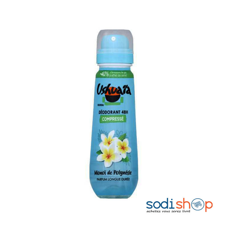 Ushuaïa Déodorant Compressé 48H Monoï de Polynésie 100 ml - BLD00171 – Image 2