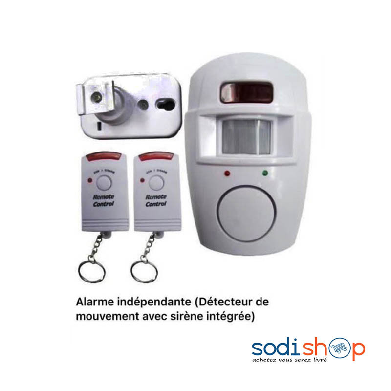 Alarme infrarouge détecteur de sonde de mouvement 105dB IR sans fil infrarouge à distance - SDF00183 – Image 4