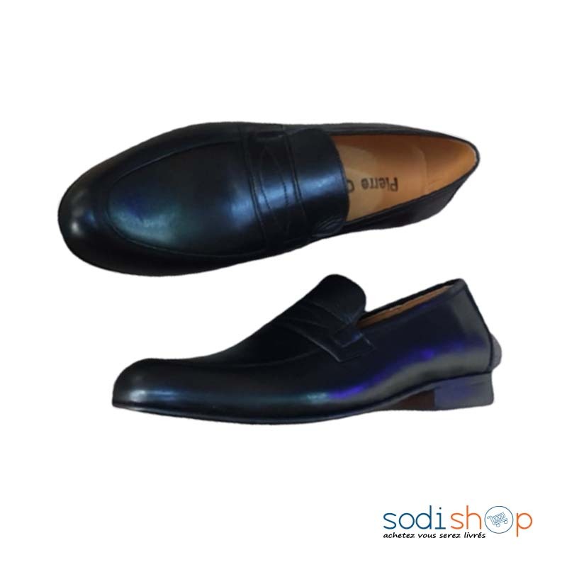 Soulier en Cuir Pierre Cardin Couleur Noir - Chaussures Pour Homme FOF00191 – Image 2