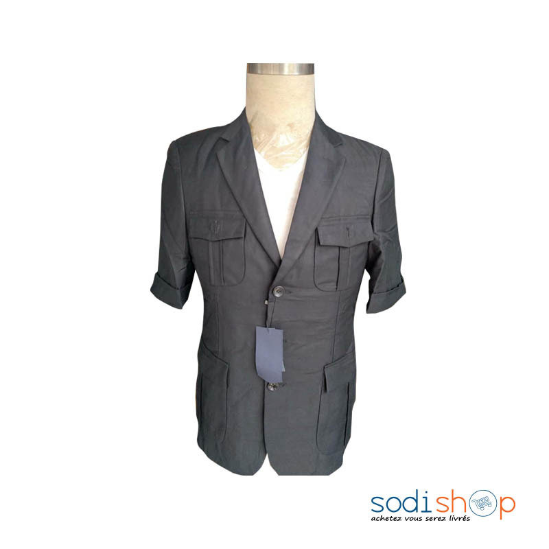 Veste Complet Pour Homme Design Classique à 4 Poches – Blazer + Pantalon Couleur Bleu Nuit CMU00192 – Image 5