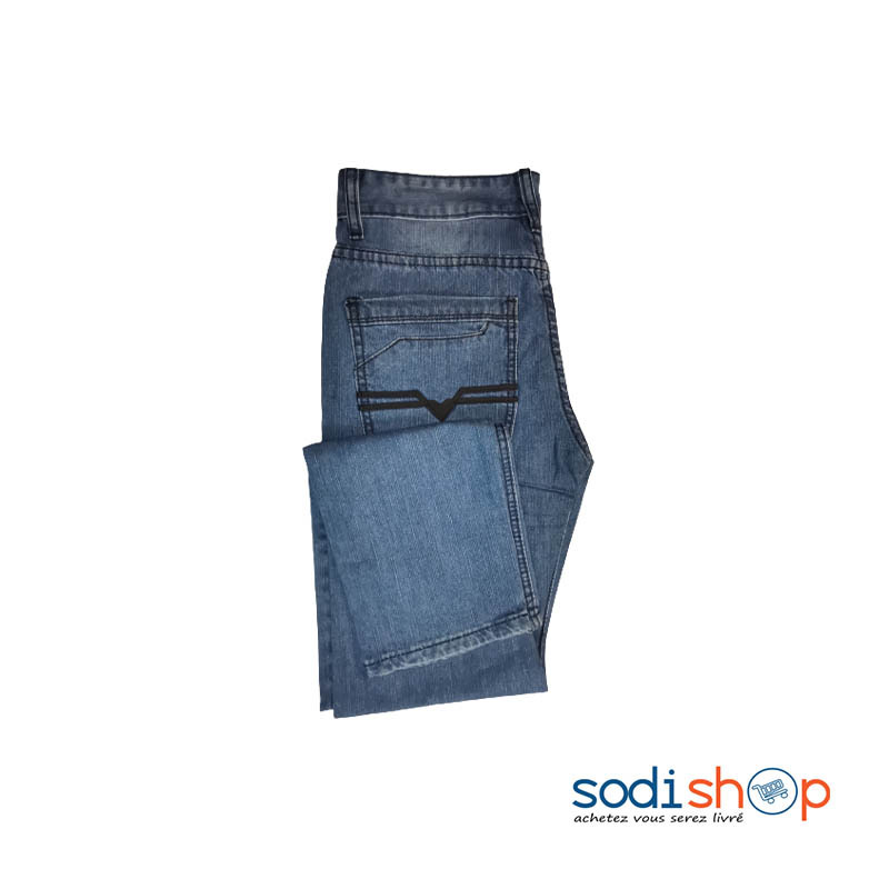 Jeans Pantalon Pour Homme - Vêtement Couleur bleu - AM00168 – Image 2