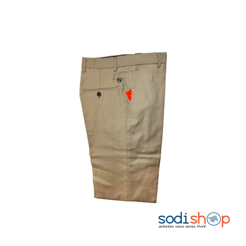Pantalon Tissu Pour Homme - Couleur Kaki Elégant AM00168