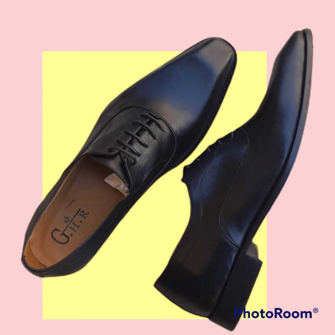 Soulier Ghr En Cuir Ultra Classe - Chaussures Noir Pour Homme - FOF00191 – Image 9