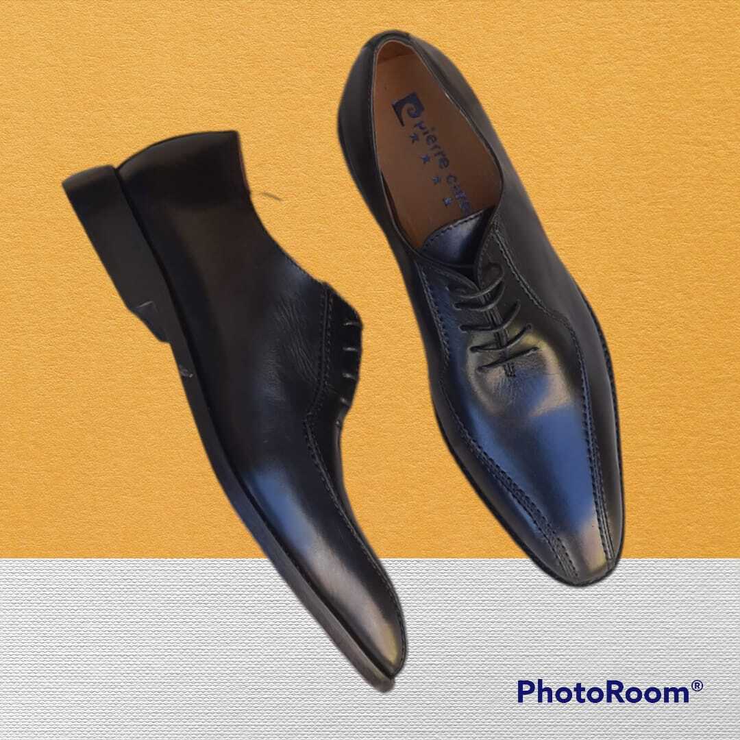 Soulier en Cuir Pierre Cardin - Style Classique Couleur Noir Pour Homme - FOF00191 – Image 3
