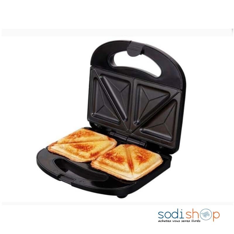 Appareil à Sandwich, Croque et Grill 800W Techwood TCM-802 Anti Adhésif - BZE00199
