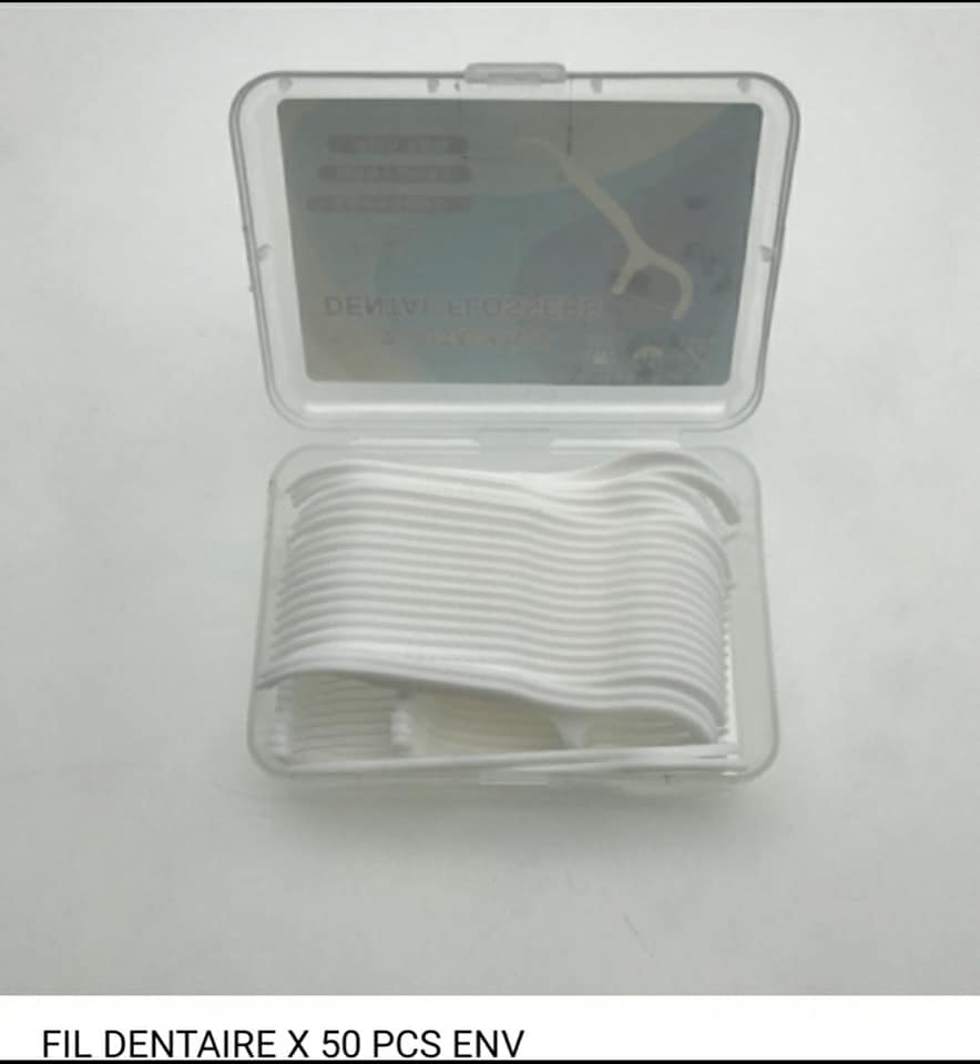 WanJia Bâtonnets de Fil Dentaire, Cure-Dents Fil Essentiel, Lot de 50 Pièces- BZE00199