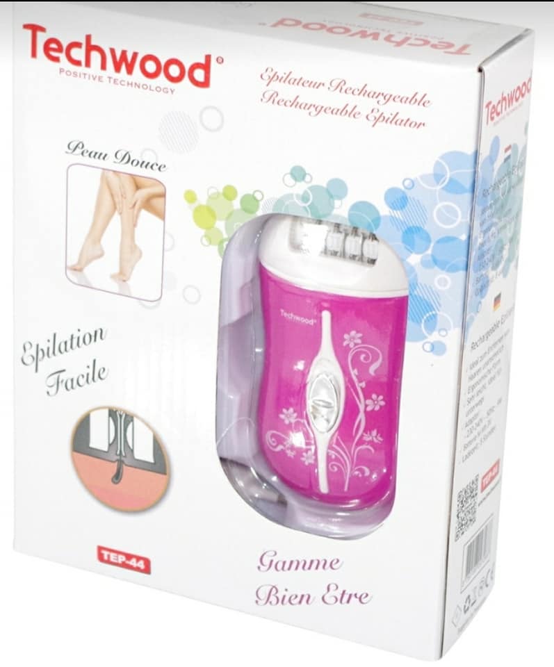 Epilateur Rechargeable Electrique Peau Douce - Techwood TEP-44 BZE00199