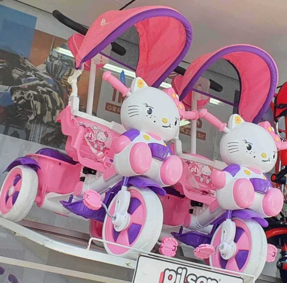 Vélo Pour Enfant à Auvent Rétractable - Tricycle Moderne avec Pédale BZE00199