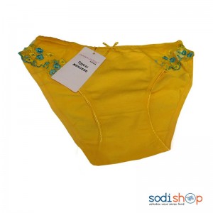 Sous-Vêtement Pour Femme - Culotte Sexy Couleur Jaune Elégante TID00204