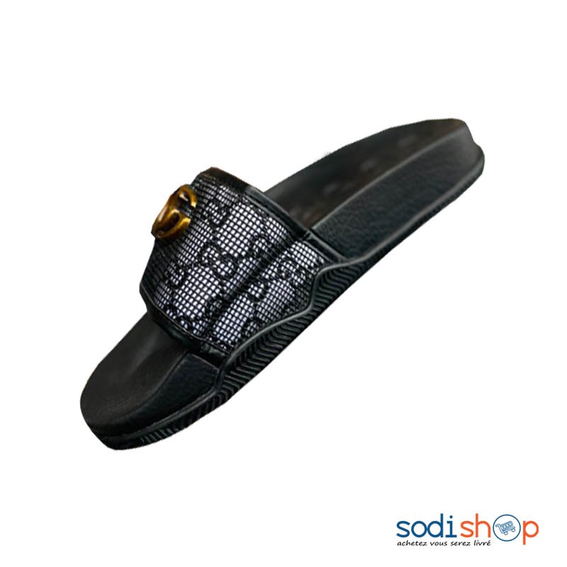 Sandale Gucci - Chaussure Claquette Haute Qualité Couleur Noir SEY00201