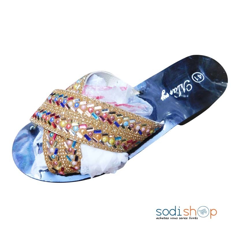Sandales Africaines Nu-Pieds Élégantes -Chaussures Pour Femme - ALM00208