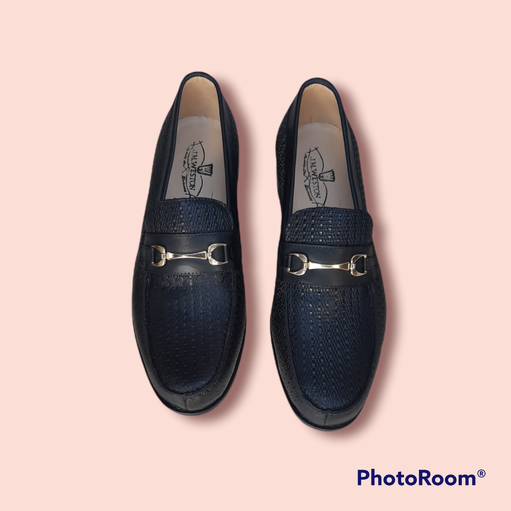 Mocassin Weston Design Chic Chaussures Pour Homme Couleur Noir
