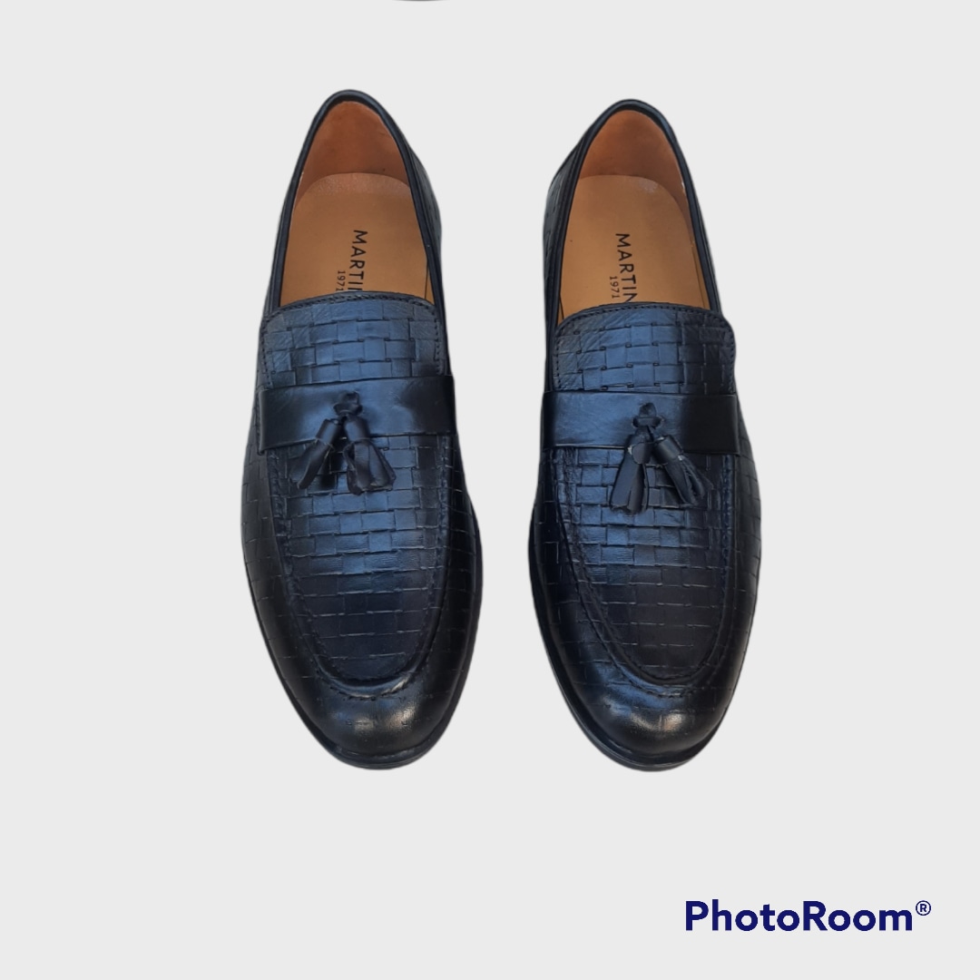 Chaussures Pour Homme - Mocassin Martinelli en Cuir Texture Chic Couleur Marron – Image 2