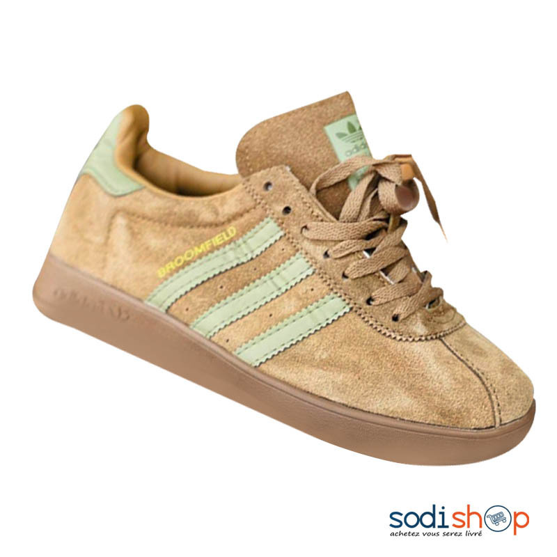 Baskets Adidas - Chaussures Pour Homme Couleur Beige et Gris SEY00201