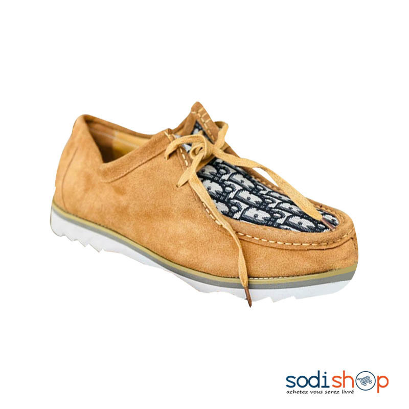 Chaussure Mocassin - Design Stylé Couleur Jaune SEY00201