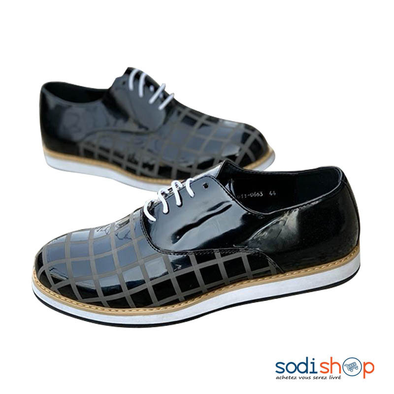 Mocassin Pour Homme - Chaussures Tendances Couleur Bleu - Noir SEY00201 – Image 2