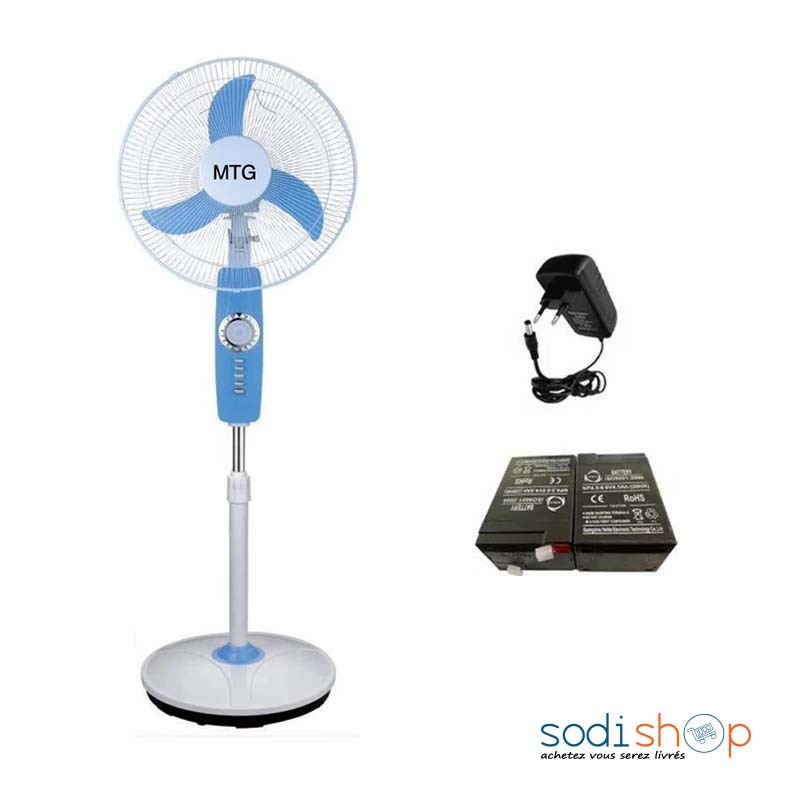 Ventilateur Rechargeable MTG Multifonction avec Batterie Externe MTG0078
