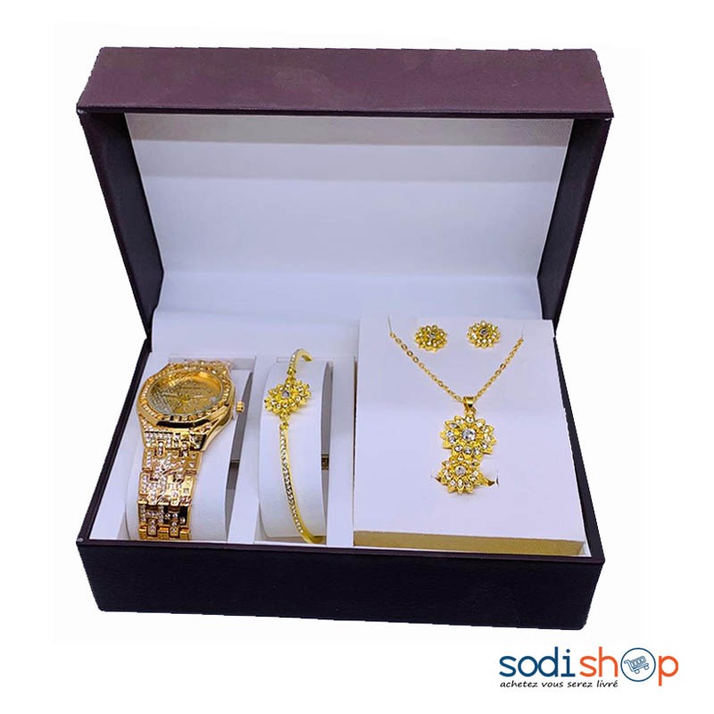 Coffret Cadeau Pour Femme - Accessoire de Luxe Doré MOH00203
