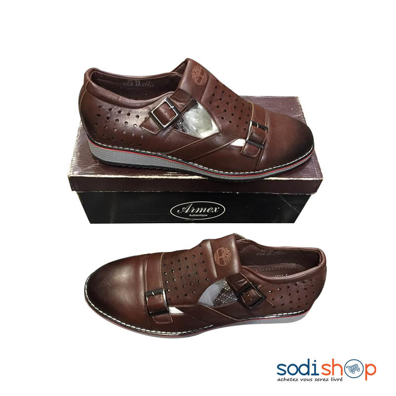 Chaussure Sandale Haute Qualité - Confort Maximal Couleur Marron MOH00203