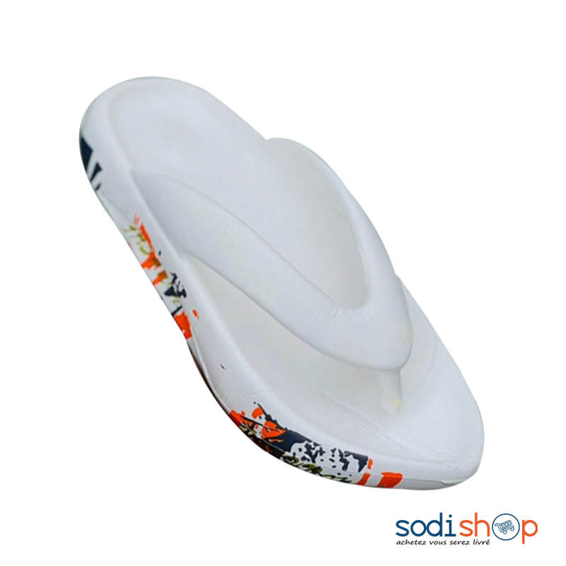 Chaussure Tapette Tongs - Très Décontractée Couleur Blanc SEY00201