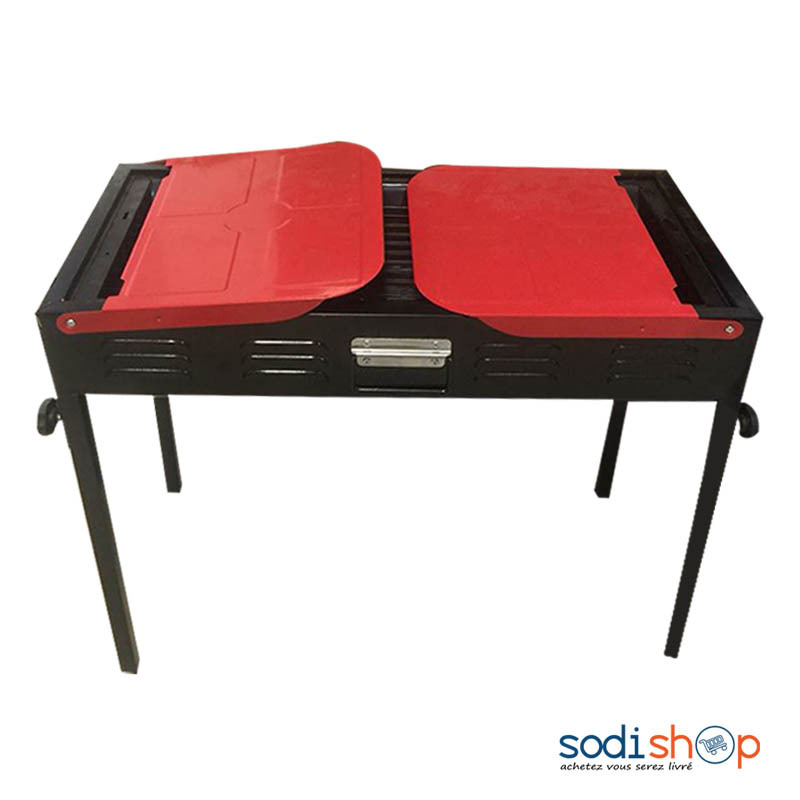 Barbecue au Charbon Avec Fermeture Portable Pliable Usage Facile GRI00174