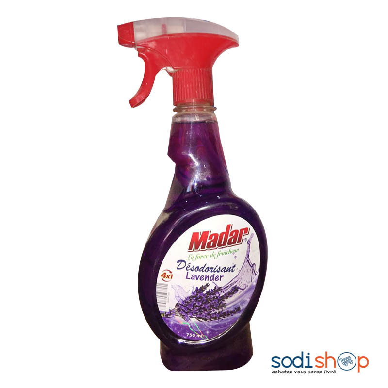 Désodorisant à Spray Marque Madar Saveur Lavande 750ml SAI00227