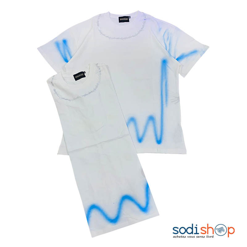 T-Shirt à Imprimé - Vêtement Chic Couleur Blanc MOH00203