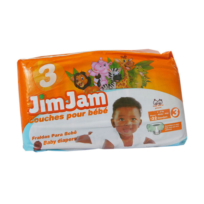 Couches Pour Bébé N 3 4-9KG - JIMJAM - FTM00228