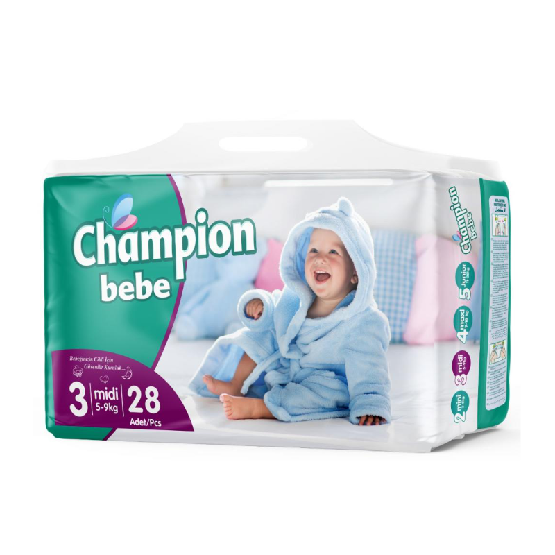 Couches Pour Bébé N4-9KG - Champion - FTM00228