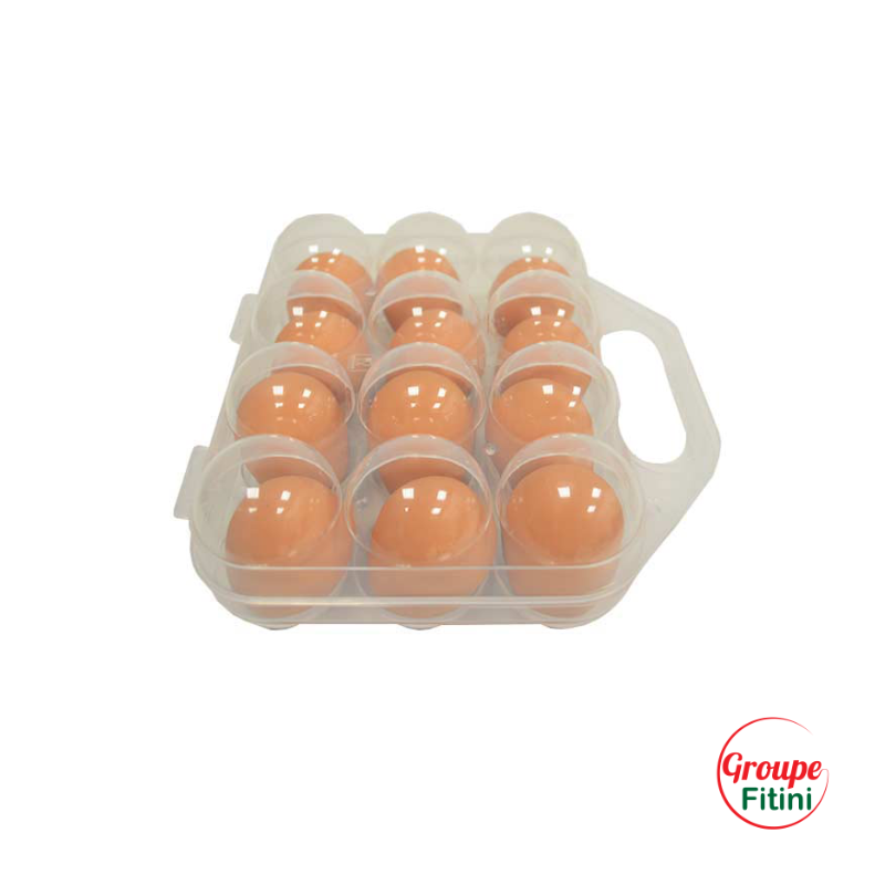 Œufs de Poule Taille Moyenne - Alvéole de 12 Unités FTM00228