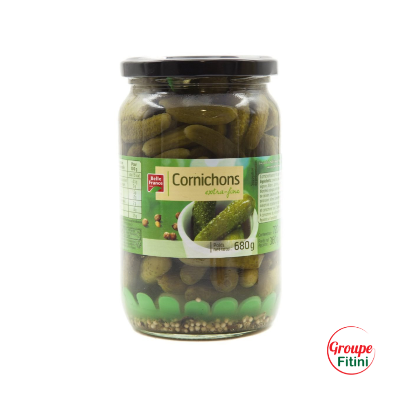 CORNICHONS EXTRA-FINS 720ML BELLE France - FTM00228