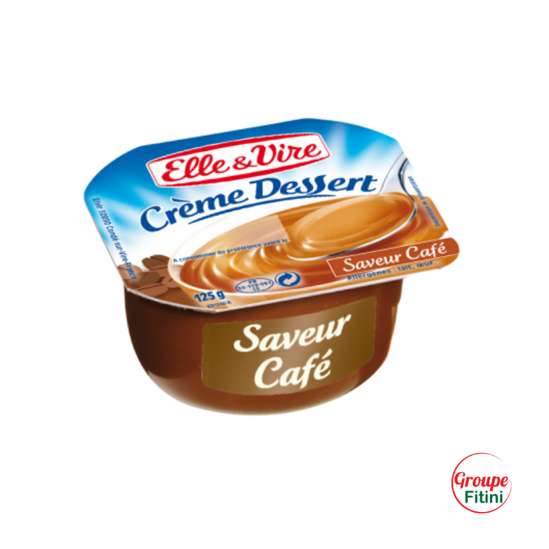 Elle & Vire Crème Dessert - Café 125GX4 - FTM00228
