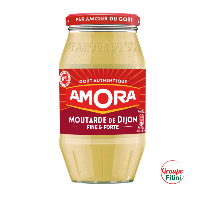 MOUTARDE DE DIJON 440G AMORA - FTM00228