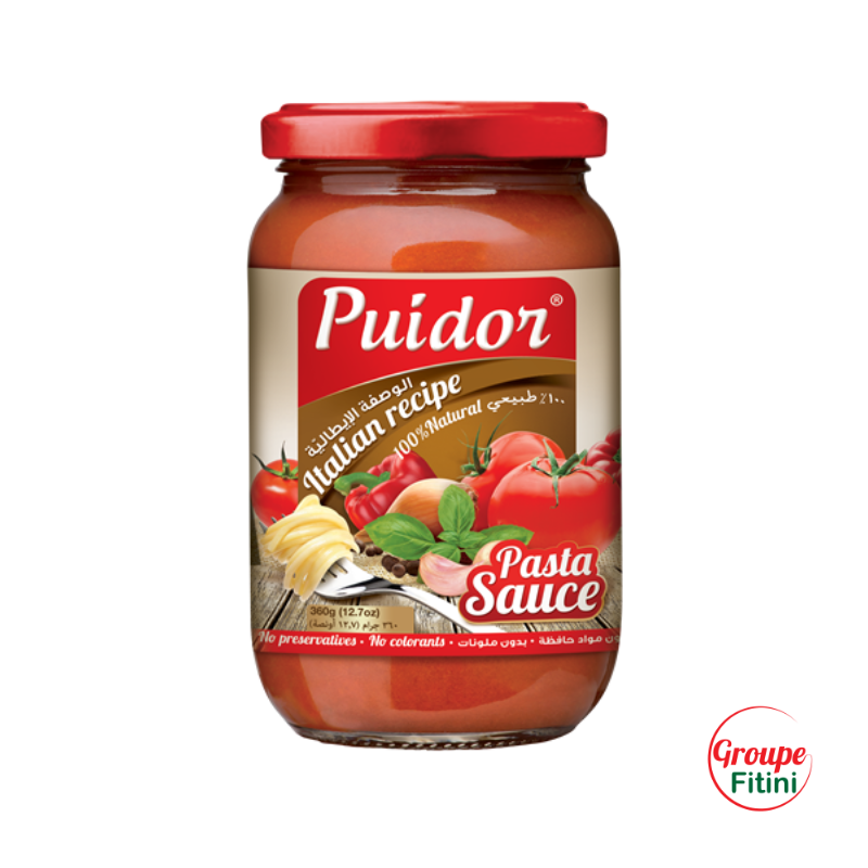 SAUCE PASTA ITALIAN RECIPE 360G PUIDOR - FTM00228