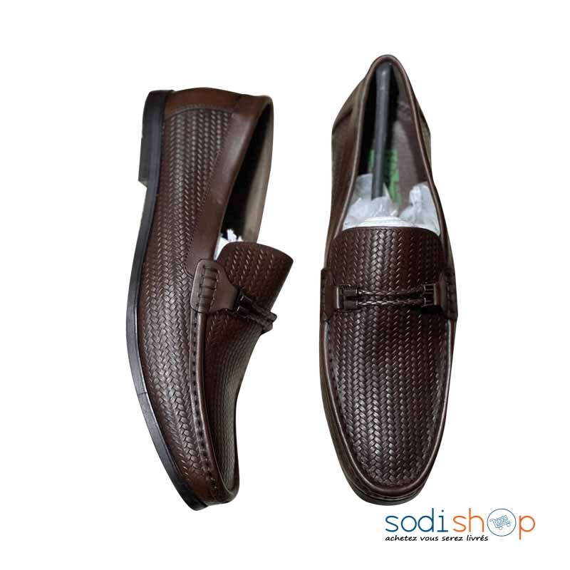Mocassin Classique Ferragamo - Chaussure Pour Homme Design Stylé Marron MOH00203
