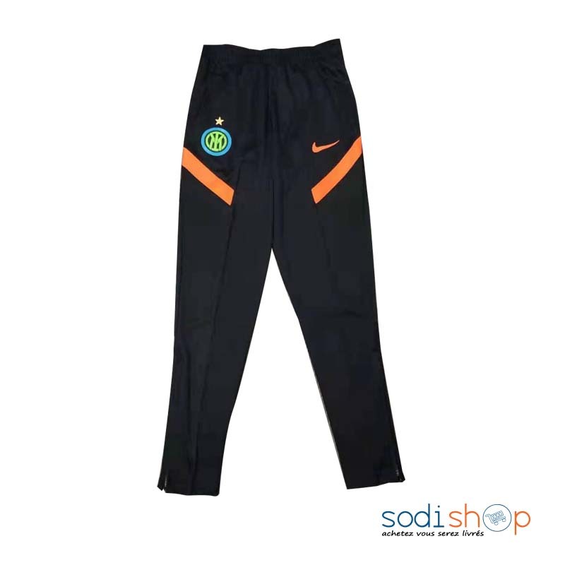Pantalon Jogging Sport Nike - Inter de Milan Noir et Orange BK0096