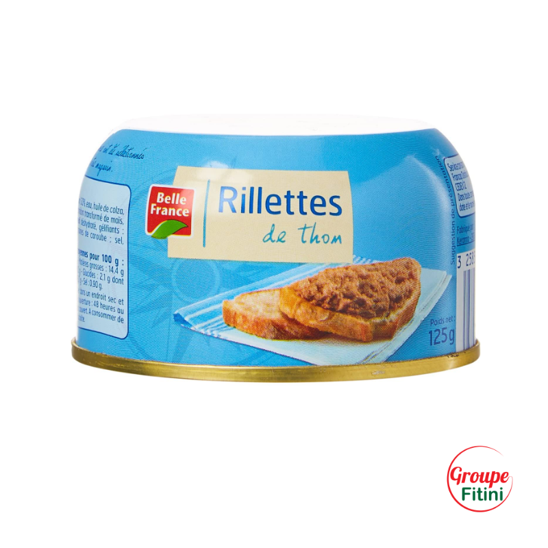 RILLETTES DE THON 125G BELLE FRANCE FTM00228