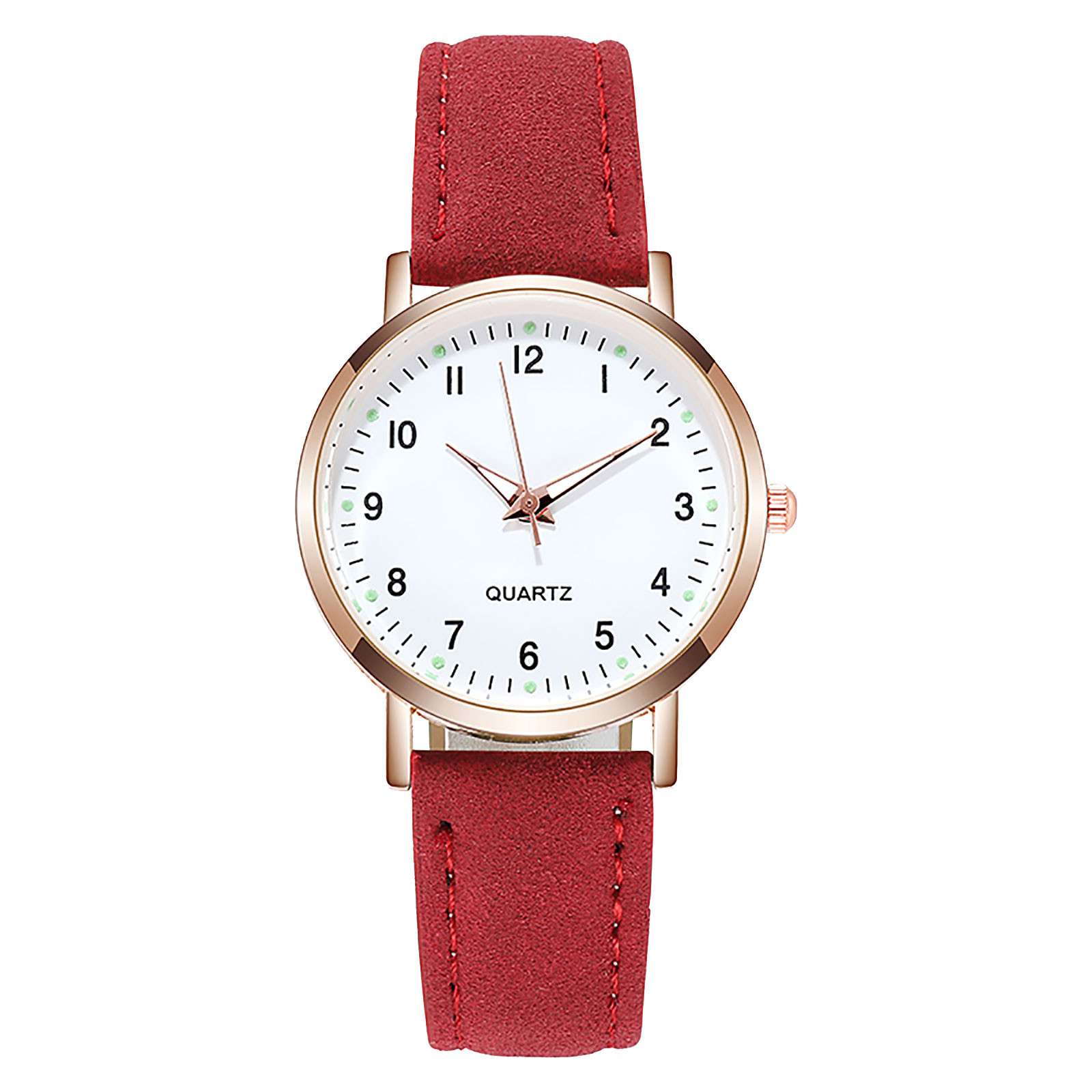 Montre à Quartz Shoous pour Femme, Petite Montre-Bracelet Décontractée, Vert, Rose, Rouge, Dames, Horloges, Dropshipping AI0001 – Image 5