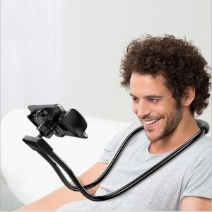 Support de téléphone portable 360 degrés, paresseux, cou suspendu, pour iPhone, pour tous les téléphones AI0001