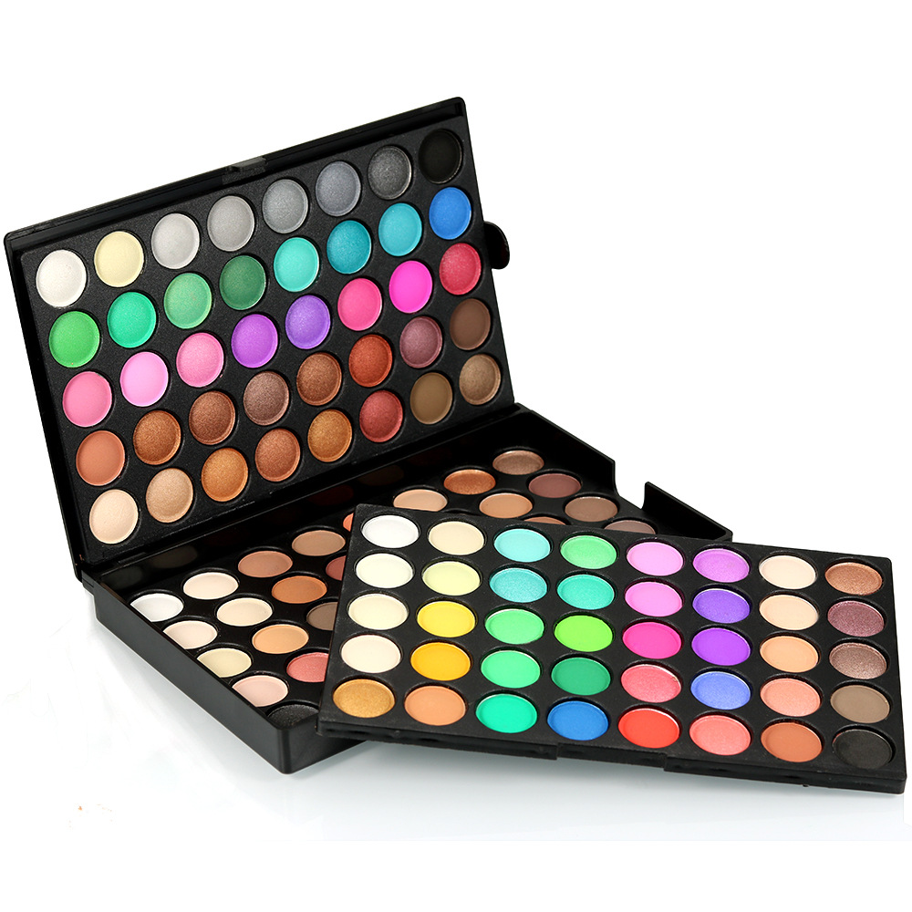 OWOSC-Palette de fards à barrage scintillants, longue durée, imperméable, ensemble de maquillage professionnel, fard à barrage scintillant, 120 couleurs, 256 AI0001 – Image 6