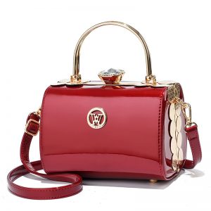 Sac à main en cuir brillant pour dames, sac pour patients, petit sac carré initié, sac messager, marque de mode, designer, haute qualité, nouveau AI0001