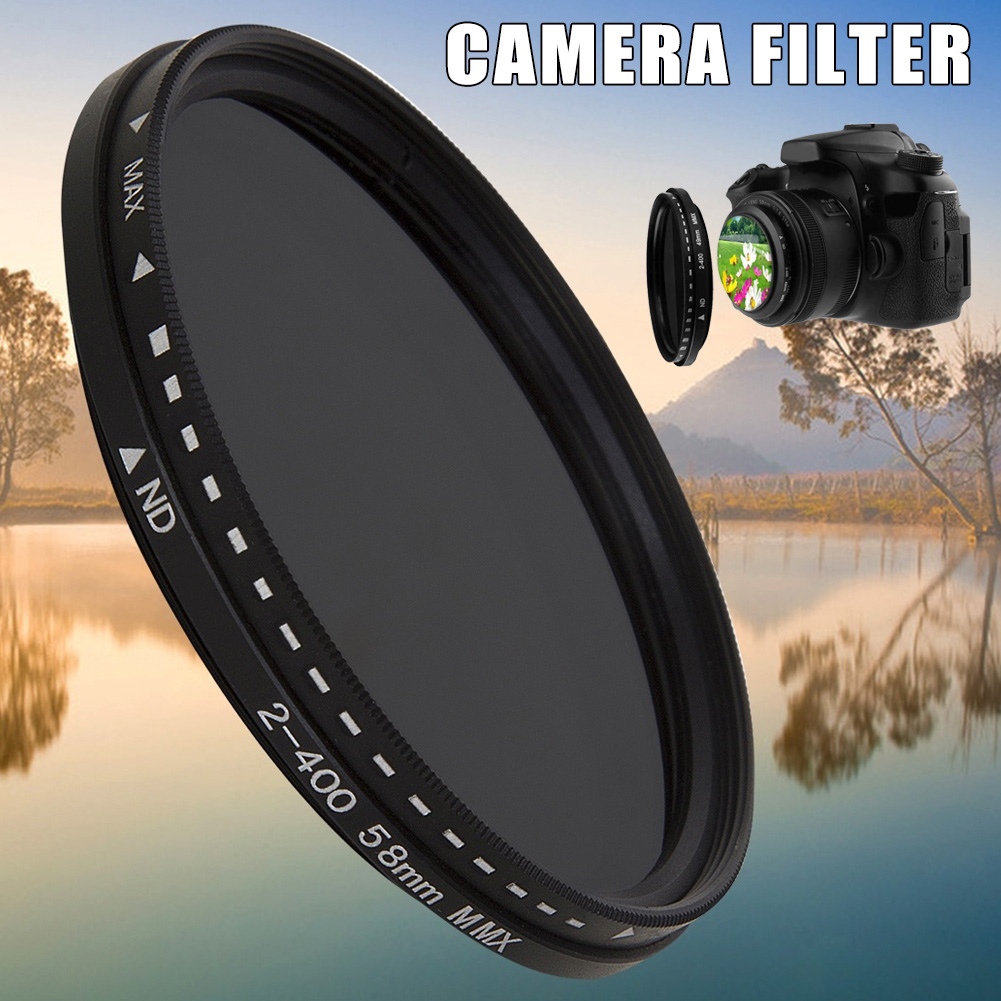 Filtre ND réglable pour objectif d'appareil photo, Fader variable, Nwiches à volontairement, 400 melon al, Densité, 37mm, 43mm, 46mm, 49mm, 52mm, 55mm, 58mm, 62mm, 67mm, 72mm, 77mm, 82mm AI0001 – Image 7