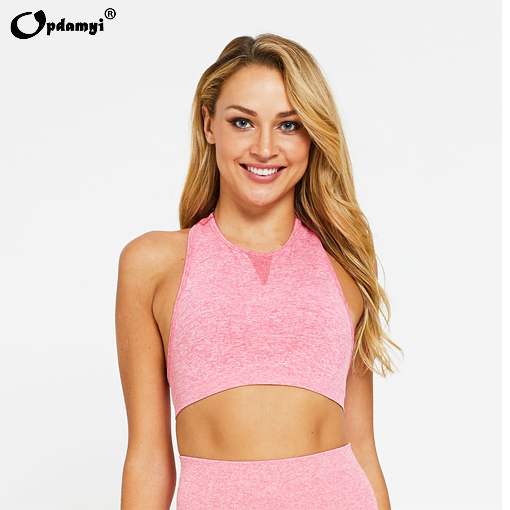 Ensemble de Yoga sans couture pour femmes, soutien-gorge, short de Sport, taille haute, sous-vêtements, pour la course à pied AI0001 – Image 2