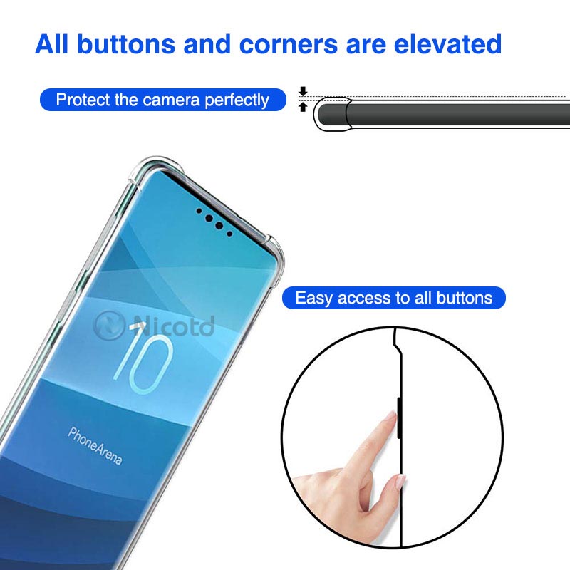 Coque arrière souple en TPU pour Samsung Galaxy, compatible modèles S10 Plus, S10, S10e, M30, A50, A30, A10, M20, A8s AI0001 – Image 4