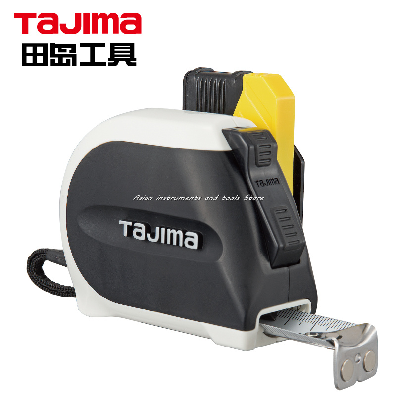 TaJIma – ruban adhésif en acier de 5.5 mètres de long, règle à griffe magnétique de 5.5 m, avec boucle de sécurité de 25mm de large, 1001-1900 AI0001 – Image 7